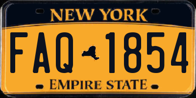 NY license plate FAQ1854
