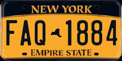 NY license plate FAQ1884