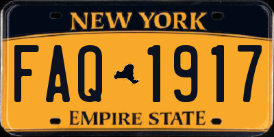 NY license plate FAQ1917