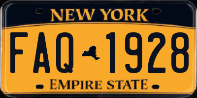NY license plate FAQ1928