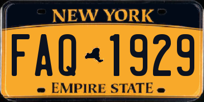 NY license plate FAQ1929