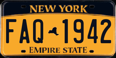 NY license plate FAQ1942