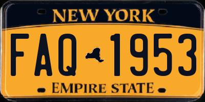 NY license plate FAQ1953