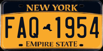 NY license plate FAQ1954