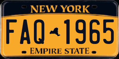 NY license plate FAQ1965
