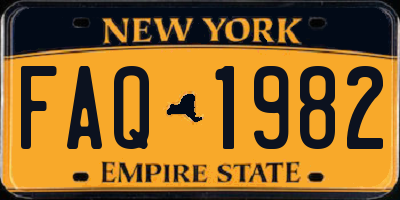 NY license plate FAQ1982