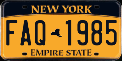 NY license plate FAQ1985