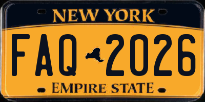 NY license plate FAQ2026
