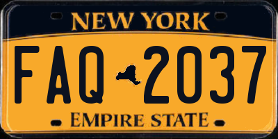 NY license plate FAQ2037