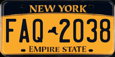 NY license plate FAQ2038