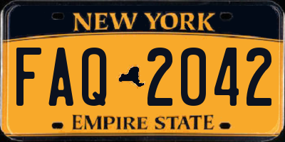 NY license plate FAQ2042