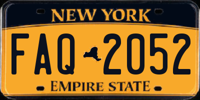 NY license plate FAQ2052