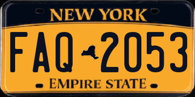 NY license plate FAQ2053