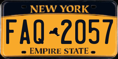 NY license plate FAQ2057