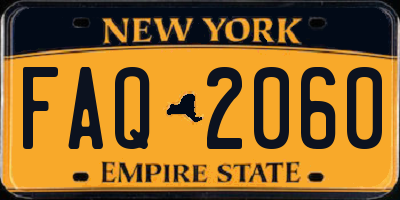 NY license plate FAQ2060