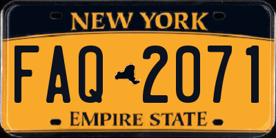 NY license plate FAQ2071