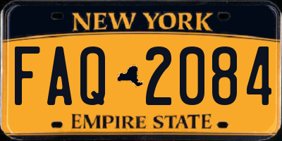 NY license plate FAQ2084