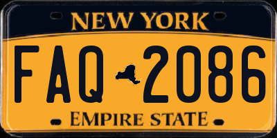 NY license plate FAQ2086