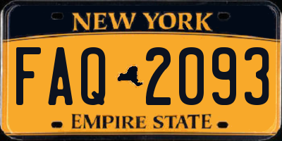 NY license plate FAQ2093