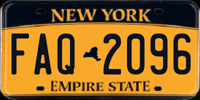 NY license plate FAQ2096