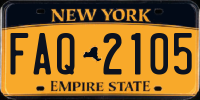 NY license plate FAQ2105