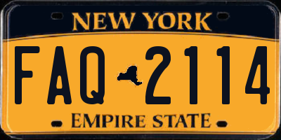 NY license plate FAQ2114