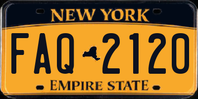 NY license plate FAQ2120