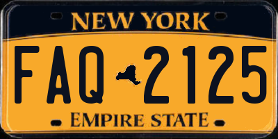 NY license plate FAQ2125