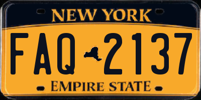 NY license plate FAQ2137