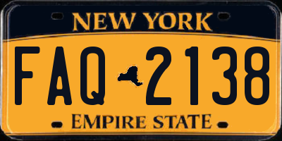NY license plate FAQ2138