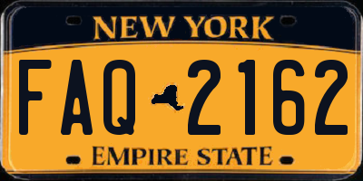 NY license plate FAQ2162