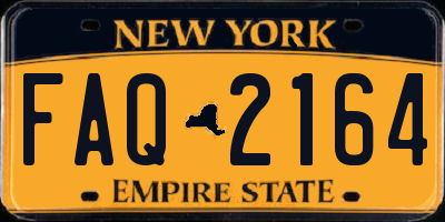 NY license plate FAQ2164