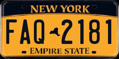 NY license plate FAQ2181