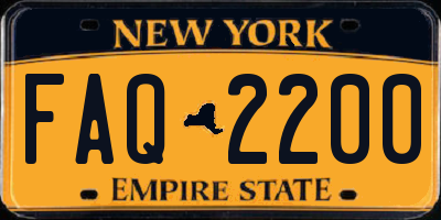 NY license plate FAQ2200