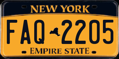NY license plate FAQ2205