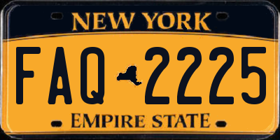 NY license plate FAQ2225