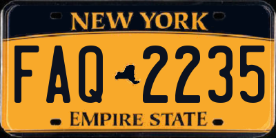 NY license plate FAQ2235