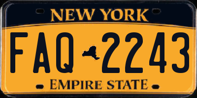 NY license plate FAQ2243