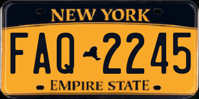 NY license plate FAQ2245