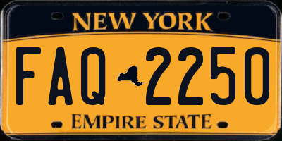 NY license plate FAQ2250