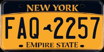 NY license plate FAQ2257