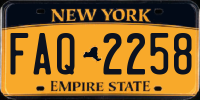 NY license plate FAQ2258