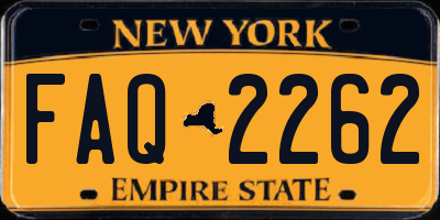 NY license plate FAQ2262