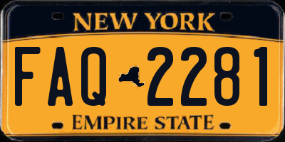 NY license plate FAQ2281