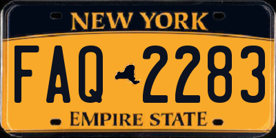 NY license plate FAQ2283