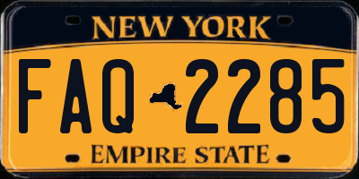 NY license plate FAQ2285