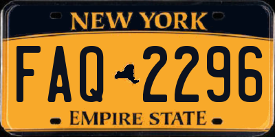 NY license plate FAQ2296