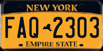 NY license plate FAQ2303