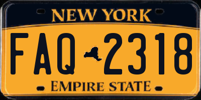 NY license plate FAQ2318