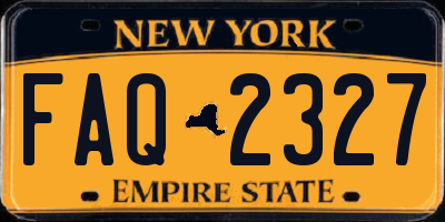 NY license plate FAQ2327